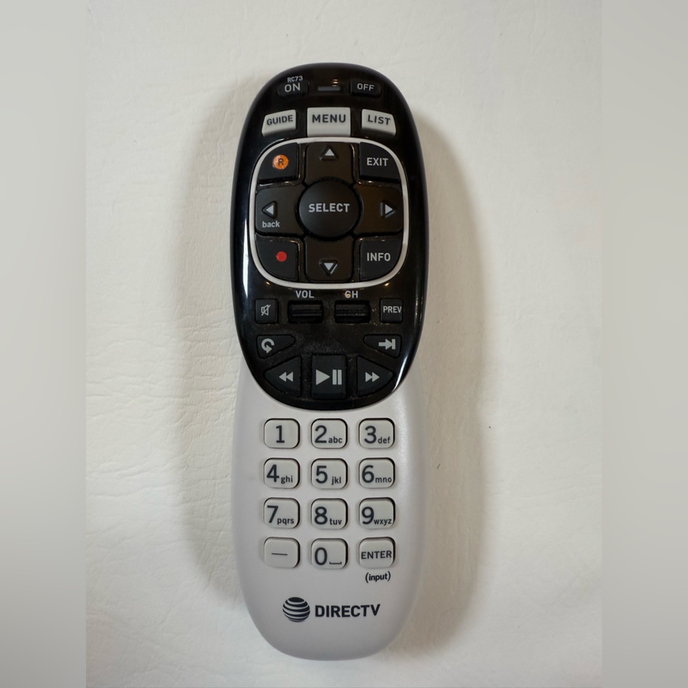 DIRECTV RC73 IR/RF Universal Ergonomic Genie Remote Control, used